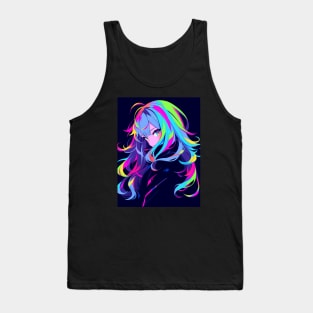 Anime cyber girl Tank Top